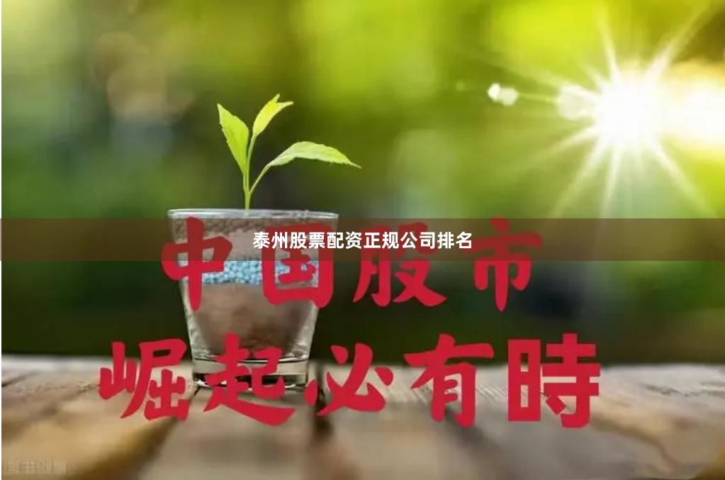 泰州股票配资正规公司排名
