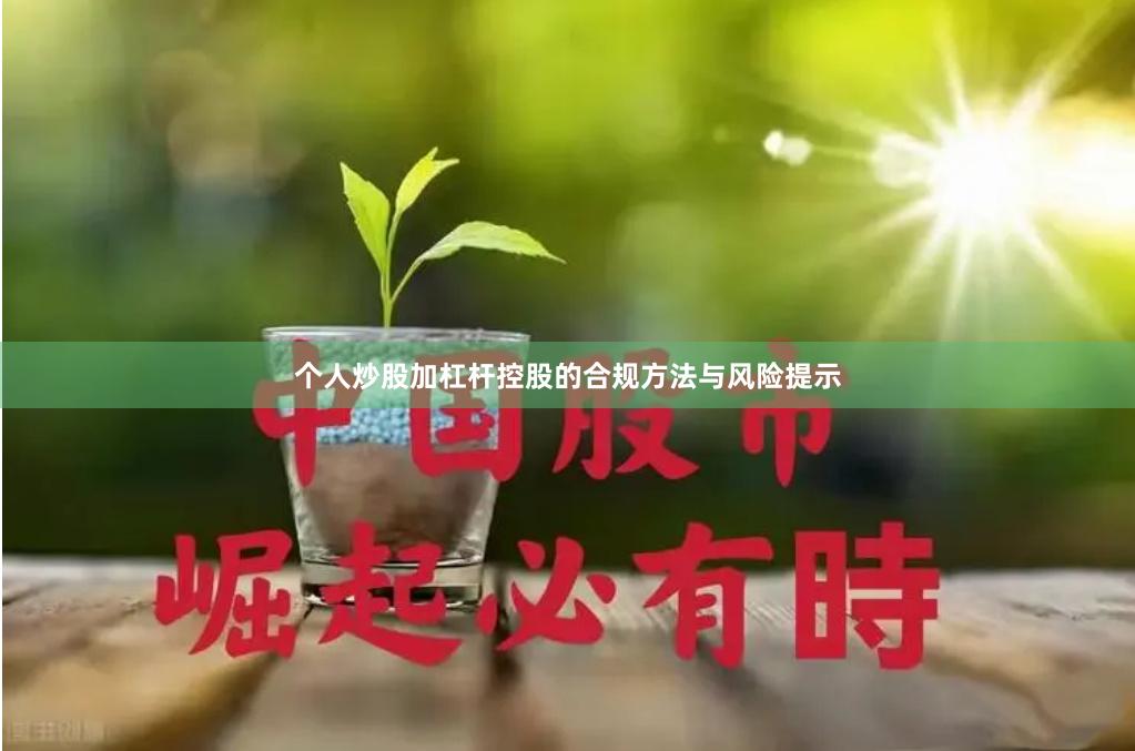 个人炒股加杠杆控股的合规方法与风险提示